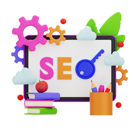 Palabras clave de seo  3D Icon