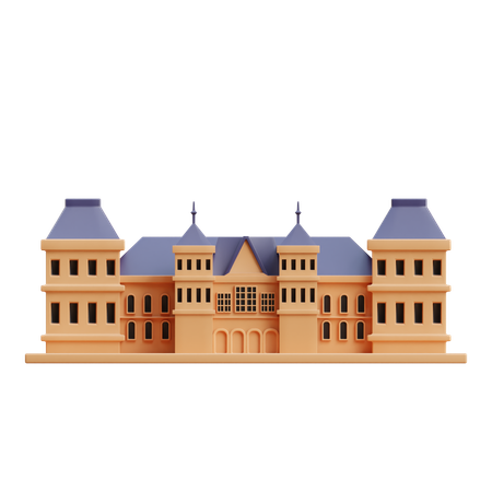 Palácio de areia  3D Icon