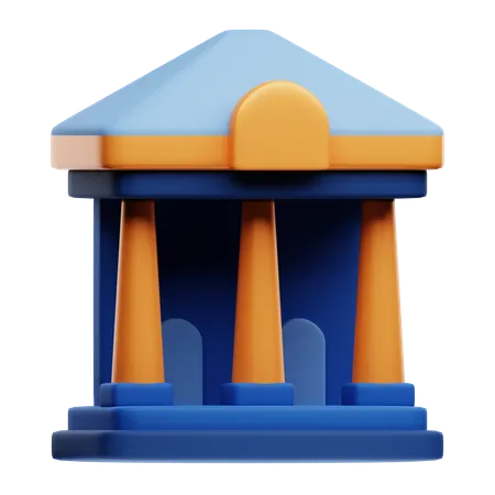 Palacio de justicia  3D Icon