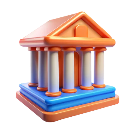 Palacio de justicia  3D Icon