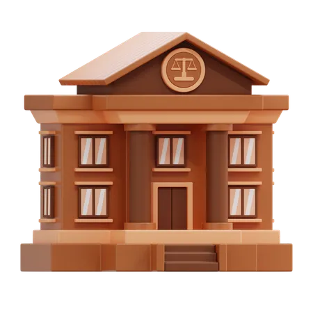 Palacio de justicia  3D Icon