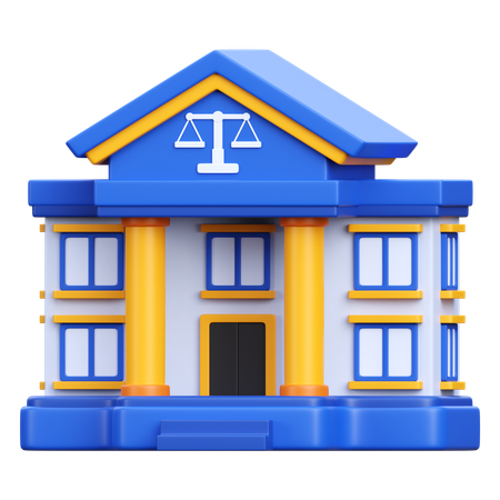 Palacio de justicia  3D Icon