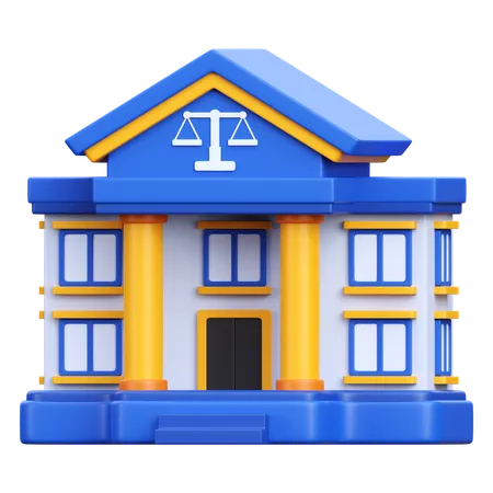 Palacio de justicia  3D Icon