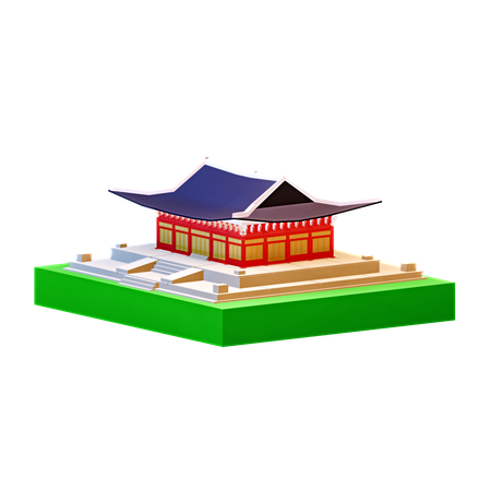 Palacio Deoksugung  3D Icon