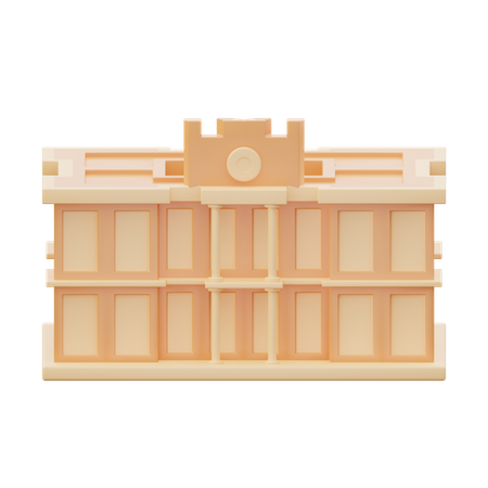 Palacio madrileño  3D Icon