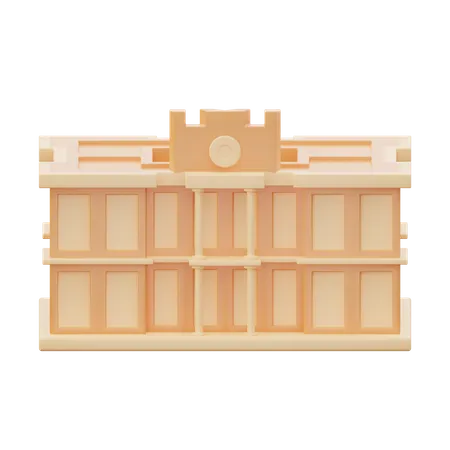 Palacio madrileño  3D Icon