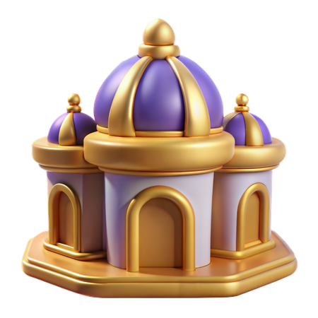 Palacio Real  3D Icon