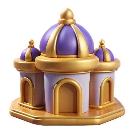 Palacio Real  3D Icon