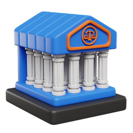 Palais de justice  3D Icon