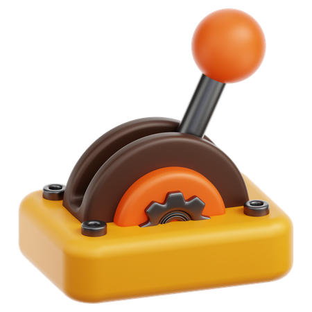 Palanca de control  3D Icon