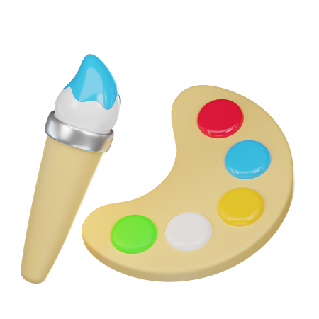 Paleta de cores  3D Icon