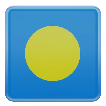 Palau Flag  3D Flag