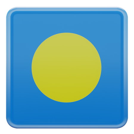 Palau-Flagge  3D Flag