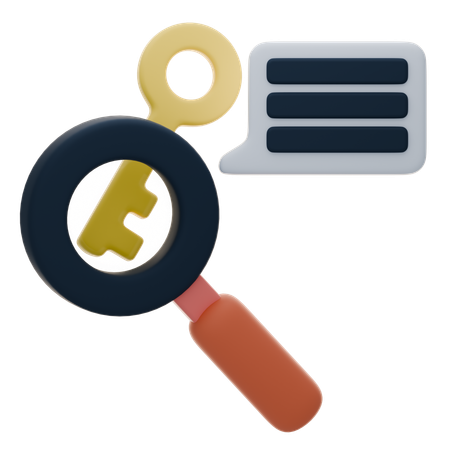 Palavra-chave  3D Icon