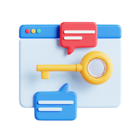 Palavra-chave  3D Icon
