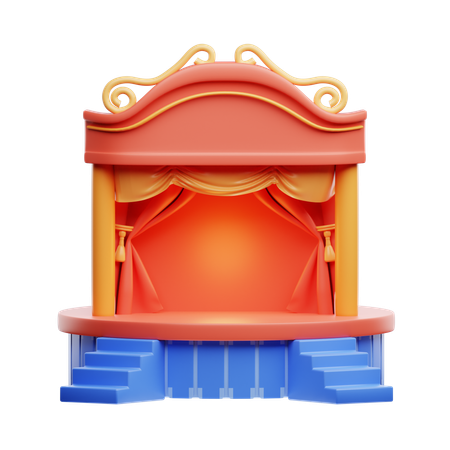 Palco de Teatro  3D Icon