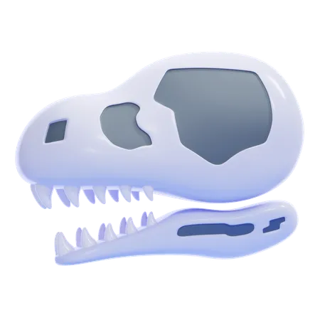 Paleontología  3D Icon