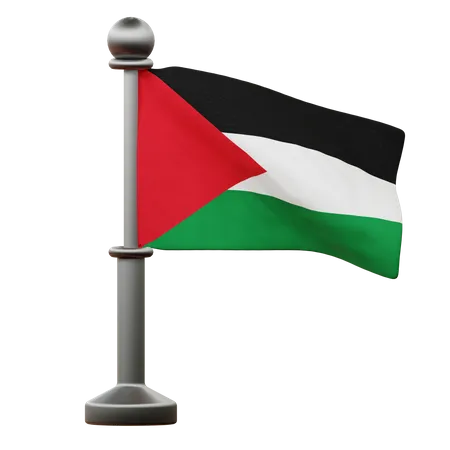 Palestina Flag  3D Icon