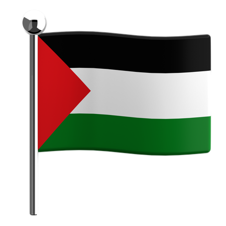 Palestine  3D Icon