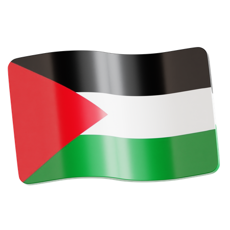 Palestine  3D Icon