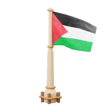 Palestine Flag  3D Icon