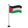 palestine 3d illustration