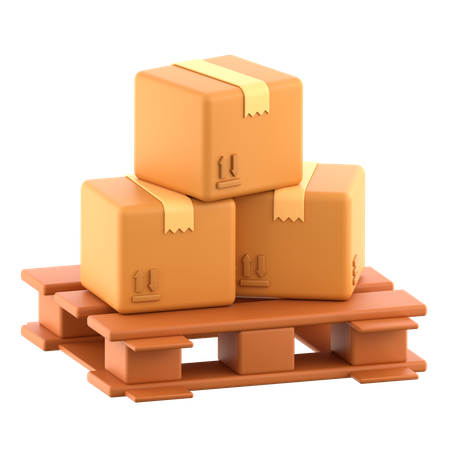 Palet de envío  3D Icon
