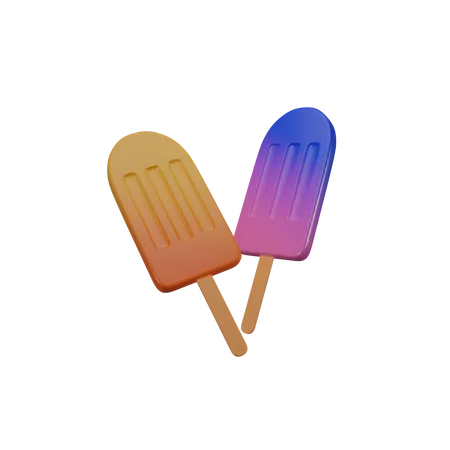 Paleta de hielo  3D Icon