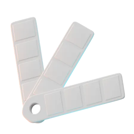 Cor da paleta  3D Icon