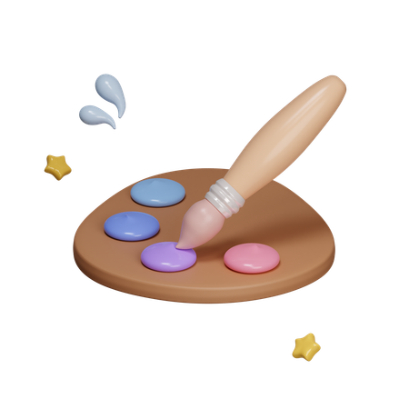 Paleta de color  3D Icon