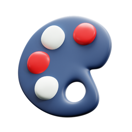 Paleta de color  3D Icon
