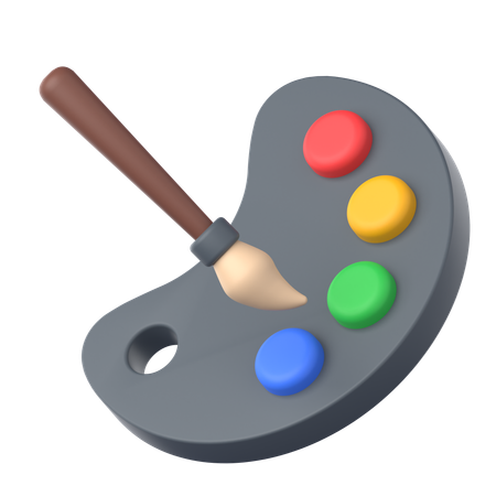 Paleta de color  3D Icon