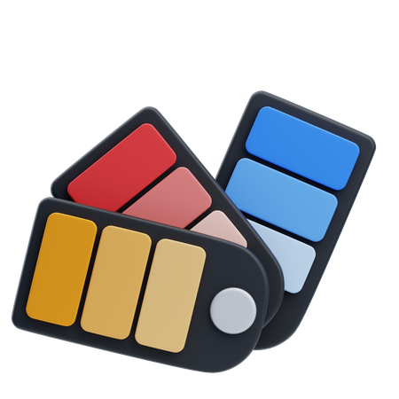 Paleta de color  3D Icon