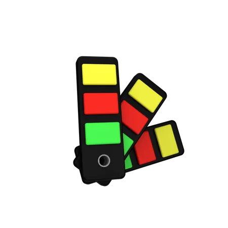 Paleta de colores  3D Icon