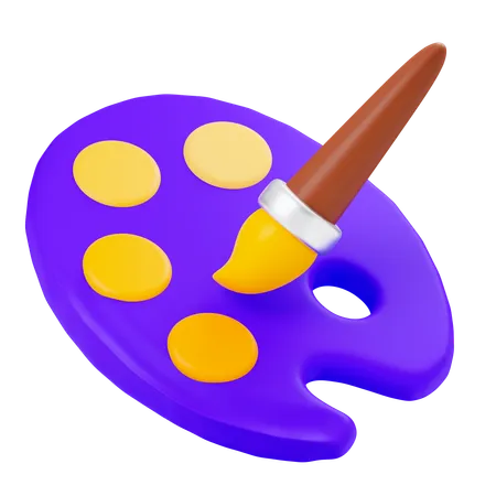 Paleta de color  3D Icon