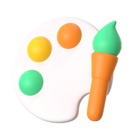 Paleta de color  3D Icon