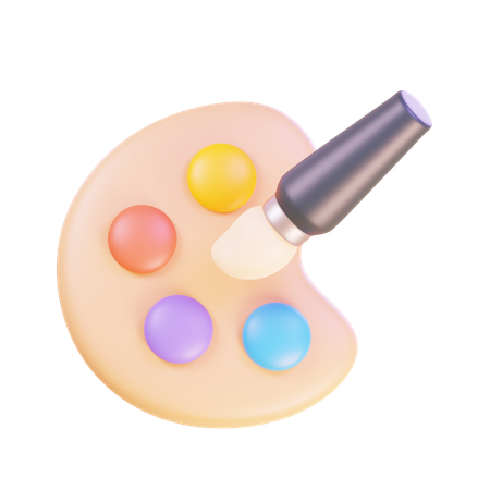 Paleta de color  3D Icon