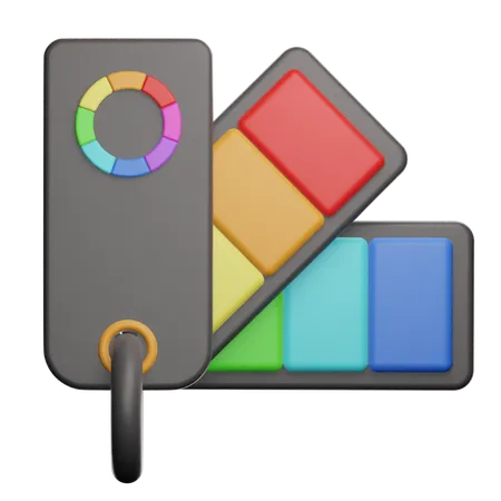 Paleta de color  3D Icon