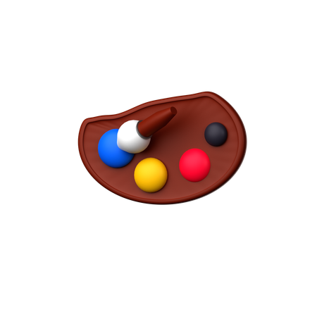 Paleta de color  3D Icon