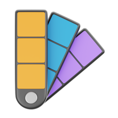 Paleta de color  3D Icon