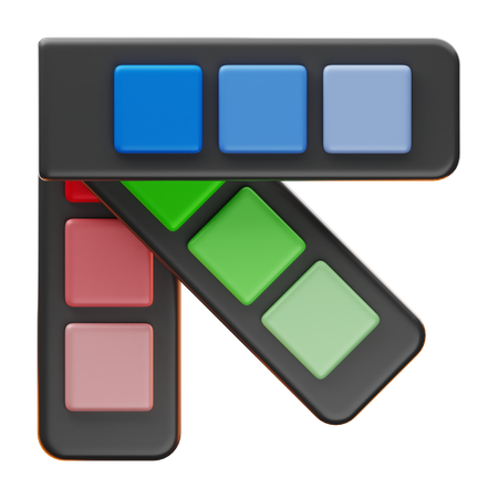 Paleta de colores  3D Icon