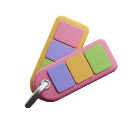 Paleta de color  3D Icon