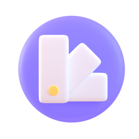 Paleta de color  3D Icon