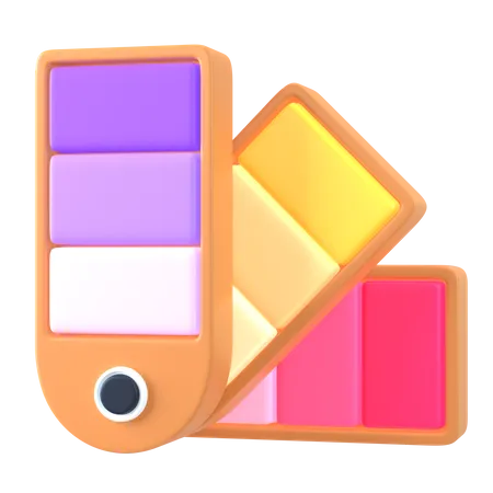 Paleta de color  3D Icon