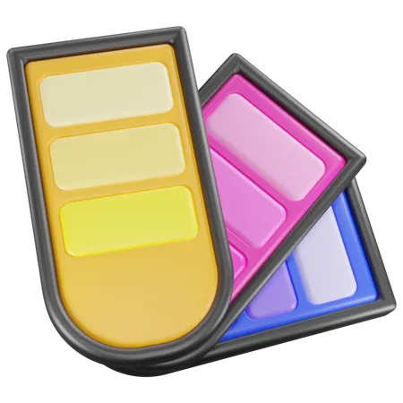 Paleta de color  3D Icon