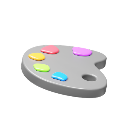 Paleta de cores  3D Icon