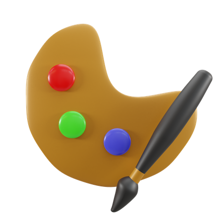 Paleta de cores  3D Icon