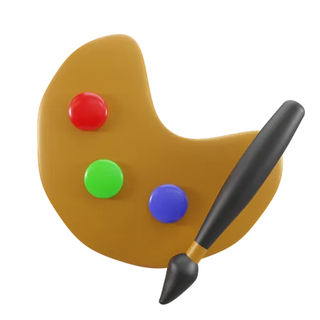 Paleta de cores  3D Icon