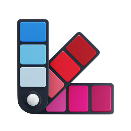 Paleta de cores  3D Icon