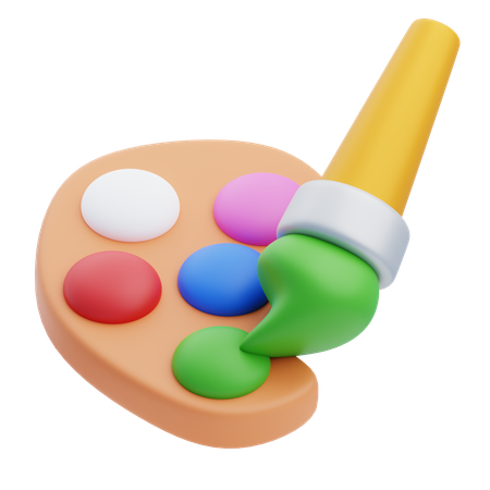 Paleta de cores  3D Icon